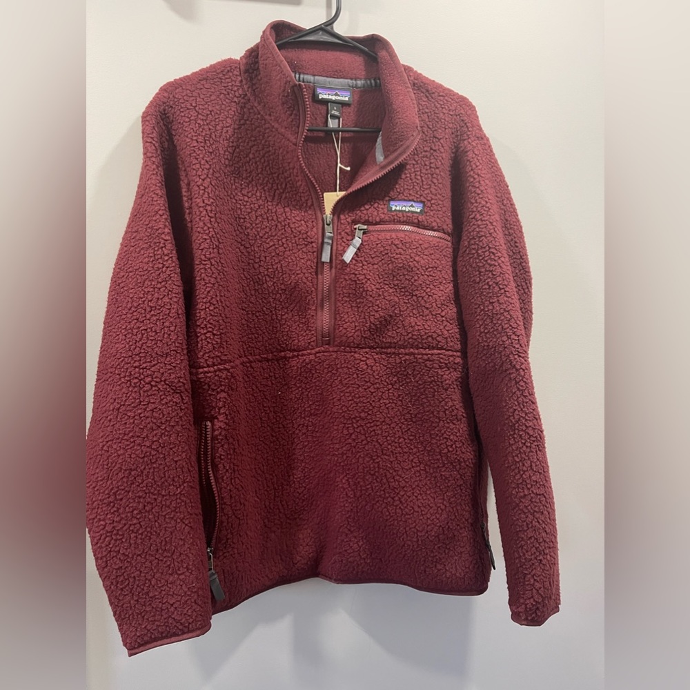 Patagonia Women's Retro Pile Marsupial Pullover Large NWT